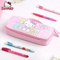 新品sanrio hellokitty 凯蒂猫笔袋可爱小熊PARTY小学生女生笔袋