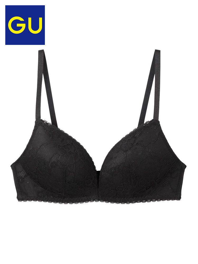 GU极优女装文胸(无钢圈)(蕾丝)时尚简约性感舒适内衣312218