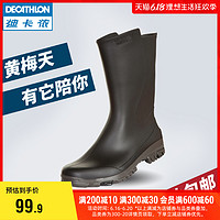 DECATHLON 迪卡侬 8339490 中性短筒防滑雨鞋