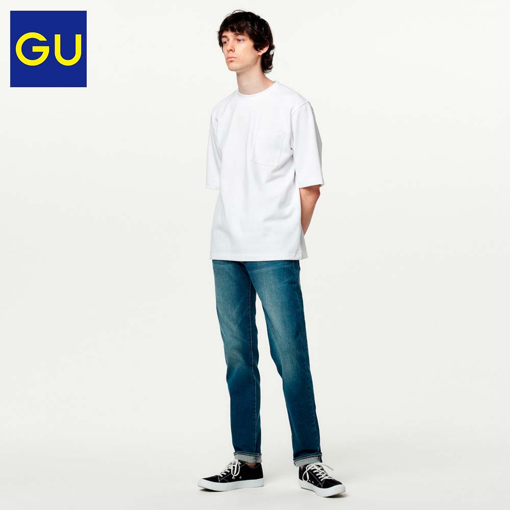 GU 极优 306569 弹力修身牛仔裤