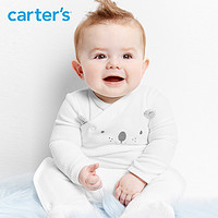 Carters婴儿连体衣春秋夏季宝宝哈衣爬服新生儿长袖睡衣连身衫