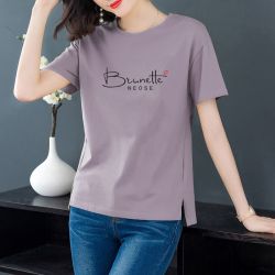勋伯格短袖t恤女2020夏季新款大码胖mm印花韩版百搭女汗衫pd