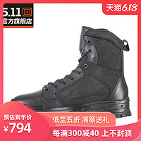 5.11战术军靴高帮 511新款高帮透气军迷战术靴作战军靴 12380 44 019 黑色