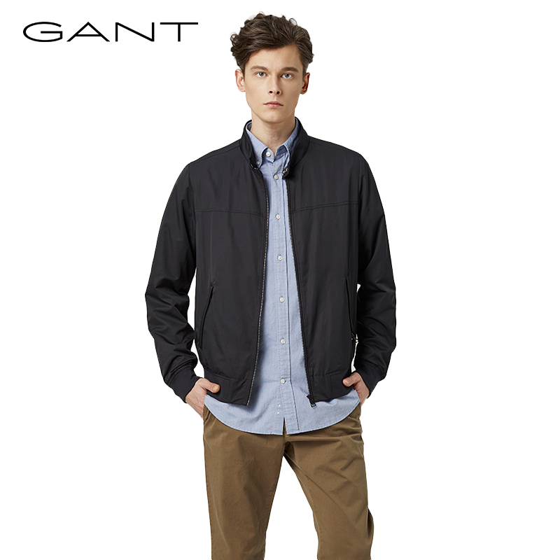 GANT/甘特男士外套春休闲时尚短款夹克上衣7002509 2XL 405-蓝色