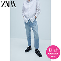 ZARA新款 男装 宽松版型牛仔裤 00840410406 US 32 (180/84A) 淡蓝色