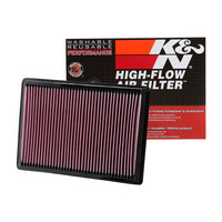 KN美国风格可清洗高流量空气滤清器适用于克莱斯勒300C Touring空气格空气滤芯空滤33-2295