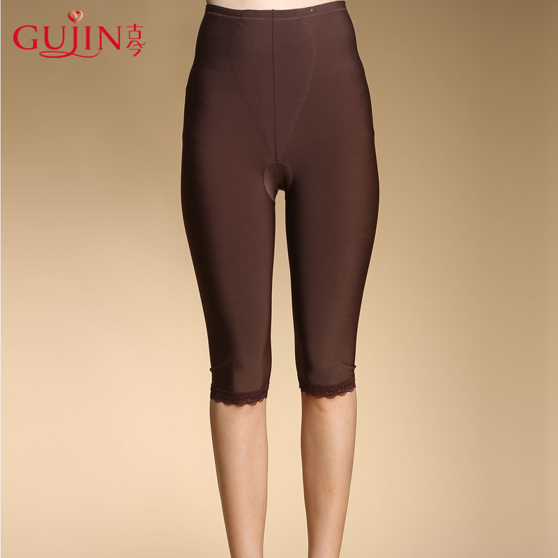古今 GUJIN高腰打底裤五分裤女士瘦腿修身显瘦舒适透气 2A170 64 米色