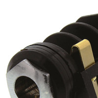 RS Pro欧时 黑色 6.35 mm 2路 母 插孔连接器, 镀金