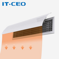 IT-CEO 百叶窗空调挡风板 中央空调出风口挡板 家用防直吹导风板 风向调节挡风罩遮风罩 长94cm