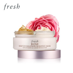 fresh馥蕾诗玫瑰润泽保湿双效睡眠面膜 补水 涂抹式