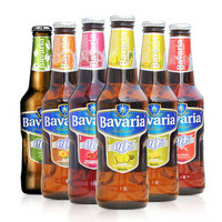 Bavaria 宝华力亚 宝华丽 水果味精酿啤酒 (330mL*6、 6口味组合白啤+草莓+柠檬+蜜桃+石榴+苹果、0%vol、8.9°P)