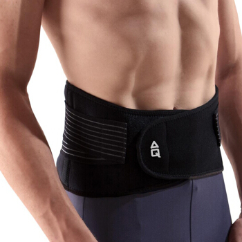 AQ 舒适透气举重篮球羽毛球健身运动护具 强化支撑型运动护腰5035SP L号单只装