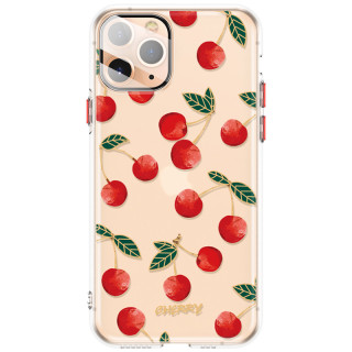 维泡苹果11手机壳女iphone11promax硅胶por镜头全覆盖保护ip11红樱桃