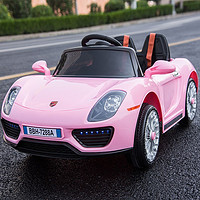超大号双人座电动车四轮汽车可坐大人带遥控充电小车玩具儿童跑车