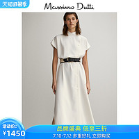 Massimo Dutti女装 商场同款 侧纽扣设计女士简约风连衣裙 06625264251