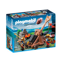Playmobil德国进口情景玩具 魔幻大陆皇家狮骑士石弩4-10岁儿童玩具六一儿童节礼物