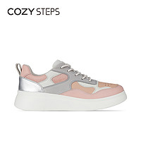 COZY STEPS夏季透气平底鞋2020年新款百搭真皮女鞋单鞋软底板鞋女