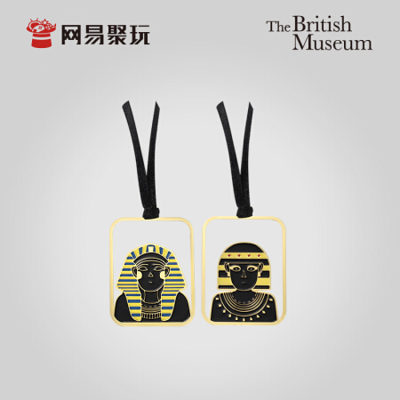 大英博物馆 法老王后阿努比斯巴斯特书签套装一组 法老&王后-2个装