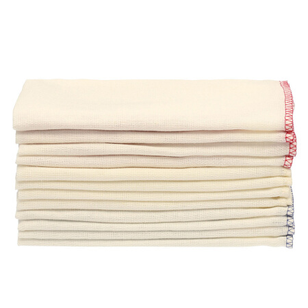 MUJI 混合落棉 抹布 生成色 约长40×宽40cm