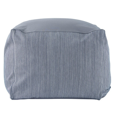 無印良品 MUJI 舒适沙发/套装/45×45/棉牛仔布 懒人沙发 山胡桃木条纹 长45×宽45×高33cm