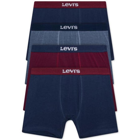 Levi's李维斯男士内裤4条装四角裤平角裤10339276 红色 xs