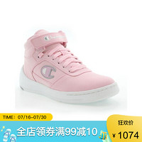 Champion冠军女士粉色高帮鞋运动鞋休闲鞋跑步鞋 10411W Pink 6
