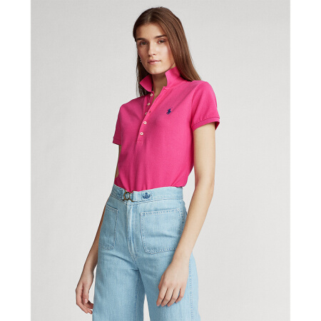 Ralph Lauren/拉夫劳伦女装 2020年春季修身版型Polo衫21248 650-粉红色 S