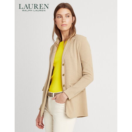 Lauren/拉夫劳伦女装 2020年春季管状饰边西装外套60280 270-棕色 XS  尺码偏小