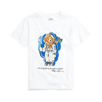 Ralph Lauren/拉夫劳伦男童 2020年春季潜水小熊平纹针织T恤32601 100-白色 4