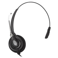 缤特力（Plantronics） SupraPlus HW251音导管自由调节单耳麦克风专用话务耳机 黑色