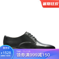 Clarks其乐女鞋低帮系带皮鞋单鞋26135356 Black Leather 6.5M