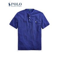 Ralph Lauren/拉夫劳伦男装 2020年春季网格亨利衫T恤12009 400-蓝色 S