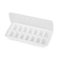 阿司倍鹭（ASVEL）日本进口家用冰块模具制冰格自制冰块盒 有盖冰格雪糕冰箱冷冻制冰盒冰棍模具 单排14格
