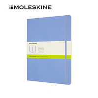 MOLESKINE 经典软面加大型笔记本 粉蓝色加大型纯白