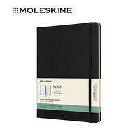 MOLESKINE 2020-2021年18个月经典硬面加大型周记本黑色