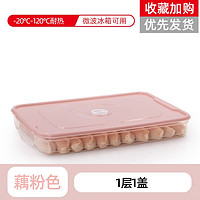 Tuite 推特 冰箱保鲜防串味饺子盒 1层1盖