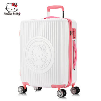 日本凯蒂猫 Hello Kitty韩版行李箱女孩小清新学生海关锁出游20英寸万向轮登机旅行箱拉杆皮箱2018新款