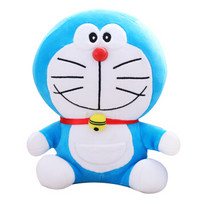 哆啦A梦（Doraemon）毛绒玩具 机器猫叮当猫卡通玩偶 毛绒公仔 玩具布娃娃抱枕 经典款 28厘米
