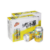 HANS 汉斯 青岛啤酒（TsingTao）汉斯小木屋菠萝啤果啤整箱听装 330mL 12罐