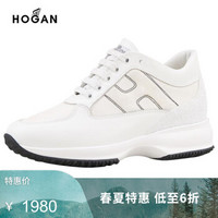 HOGAN    女士Interactive系列运动鞋 白色 37