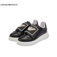 EMPORIO ARMANI 阿玛尼奢侈品20春夏男士休闲鞋 X4X300-XM320 BLACK-A792 7