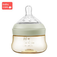 babycare新生儿奶瓶宽口径ppsu婴儿奶瓶80ml 耐摔防胀气宝宝奶瓶 淡藻绿-80ml