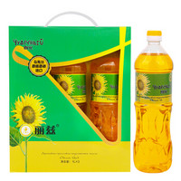 乌克兰原瓶进口 丽兹（LIZZI）葵花籽油浓香型 食用油 100%物理压榨 1L*3盒装