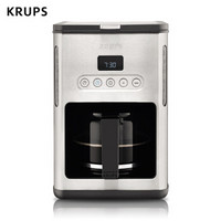 克鲁伯（KRUPS）咖啡机 美式滴漏式家用商用大容量双预约咖啡壶 KM442D80