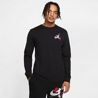 耐克Nike JordanT恤男士纯棉圆领长袖上衣CT6747 Blk 3XL