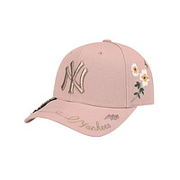 MLB 杨幂同款NY小蜜蜂花卉刺绣棒球帽