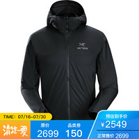 始祖鸟（ARC’TERYX）棉服男户外保暖轻质连帽外套ARC00FQ Black L