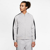 耐克Nike Jordan 夹克男士棉服棒球服保暖外套BQ5771 At Grey/Blk/Blk L