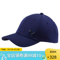 PUMA彪马棒球帽男帽女帽金属logo帽子021269 CASTLEROCK One Size头围58.5厘米