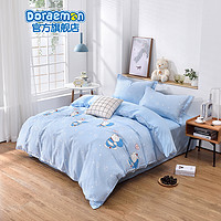 哆啦A梦四件套全棉纯棉床上用品被罩卡通儿童成人枕套被套床单